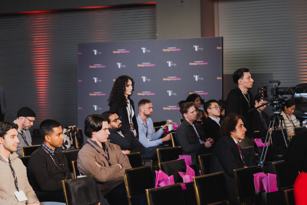 The crowd soaks up the knowledge and asks questions of the panelists