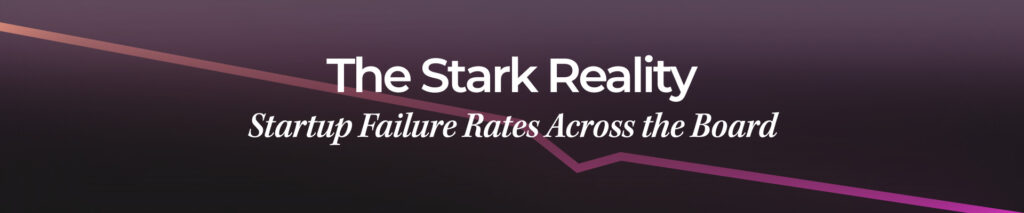 The Stark Reality: Startup Failure Rates Across the Board